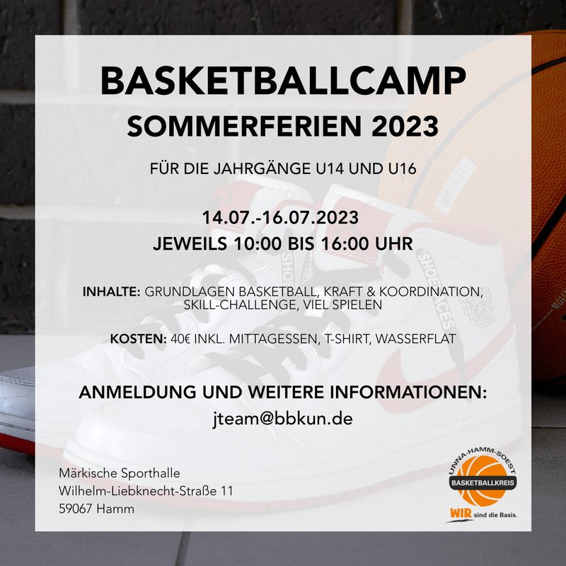 Sommercamp 2023 Sharepic